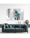 Modern five-piece painting - Woman in a coat | FEEBY
