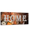 Printed Canvas prints for the home - Home lettering and retro clocks | FEEBY