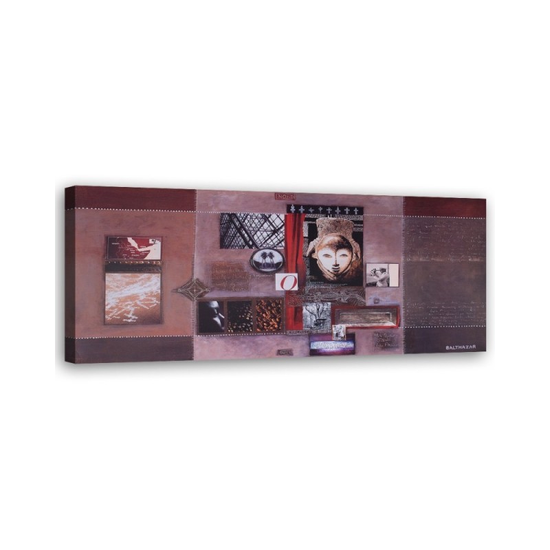 Canvas prints for modern living room - Collage of old photographs | FEEBY