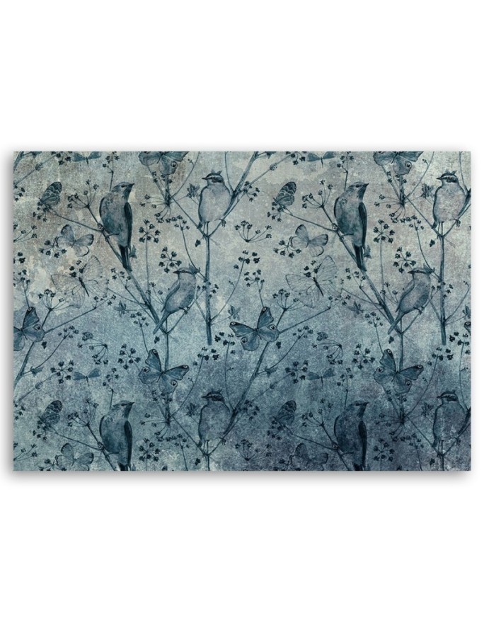 Canvas prints for modern living room - Birds on branches | FEEBY