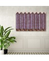 Canvas print for living room 5-part - Colourful 3D Abstraction | FEEBY