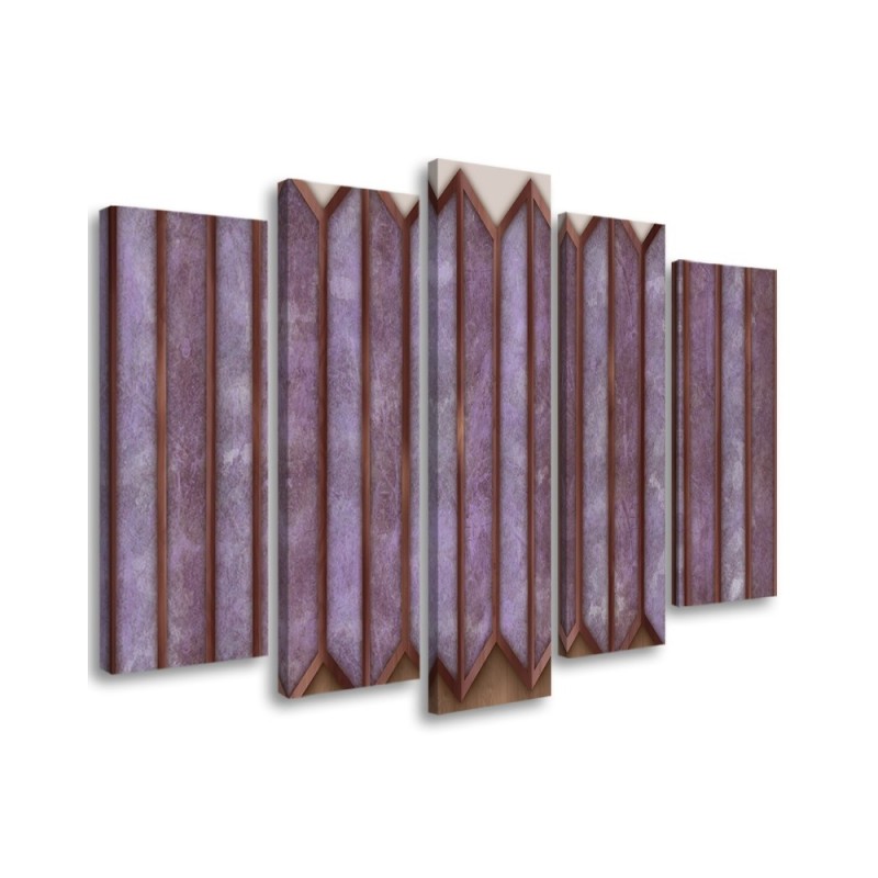 Paintings for living room 5-part - Colorful 3D Abstraction | FEEBY
