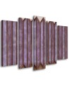 Paintings for living room 5-part - Colorful 3D Abstraction | FEEBY