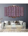 Paintings for living room 5-part - Colorful 3D Abstraction | FEEBY