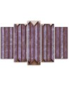 Paintings for living room 5-part - Colorful 3D Abstraction | FEEBY