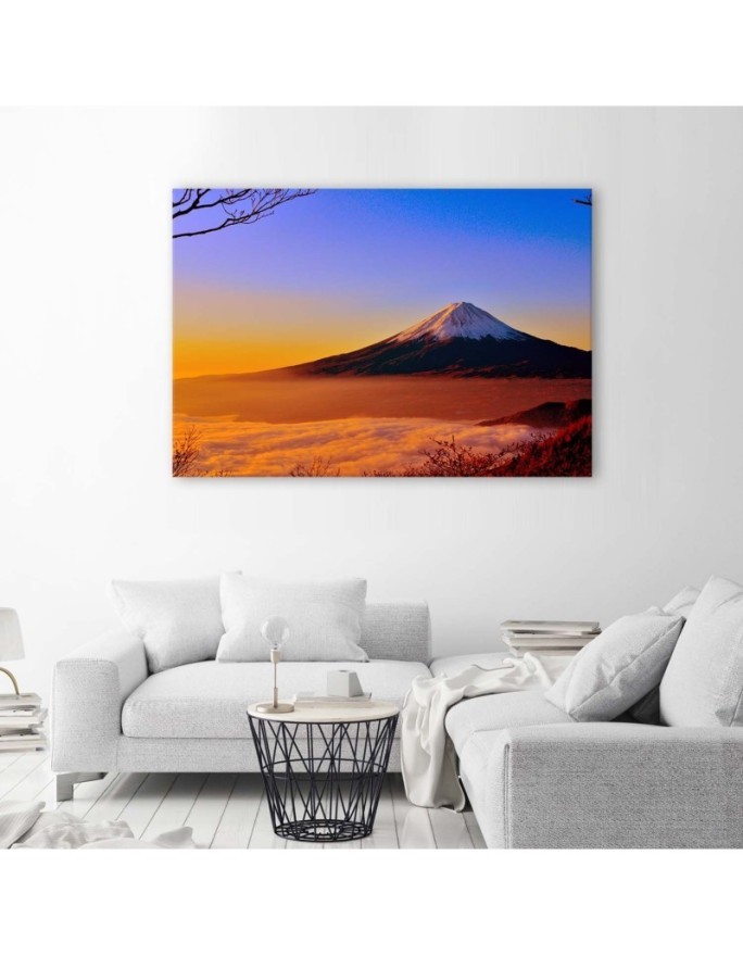 Canvas prints for bedroom modern - Mount Fuji Japan landscape | FEEBY