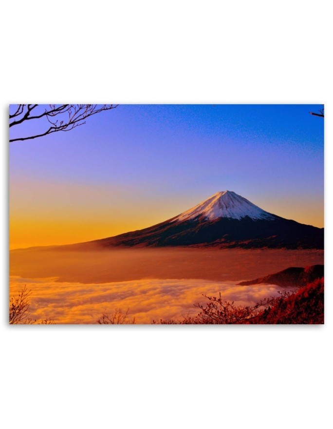 Canvas prints for bedroom modern - Mount Fuji Japan landscape | FEEBY