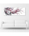 Canvas prints for living room print - Japanese cherry blossoms | FEEBY