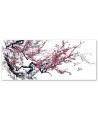 Canvas prints for living room print - Japanese cherry blossoms | FEEBY