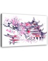 Modern print Canvas prints - Japan watercolour | FEEBY