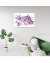 Modern print Canvas prints - Japan watercolour | FEEBY