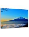 Elegant paintings for the living room - Mount Fuji in blue | FEEBY