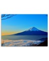 Elegant paintings for the living room - Mount Fuji in blue | FEEBY
