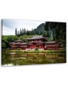 Modern Canvas painting for living room - Japanese temple | FEEBY