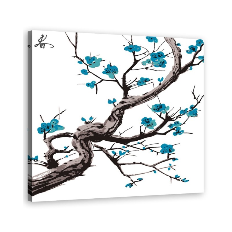 Canvas prints for modern living room - Cherry blossom Japan | FEEBY