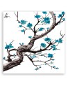 Canvas prints for modern living room - Cherry blossom Japan | FEEBY
