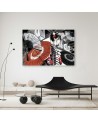 Stylish Canvas paintings for the home - Geisha with fan | FEEBY