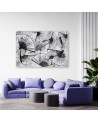 Living room wall art painting - Japanese fans | FEEBY