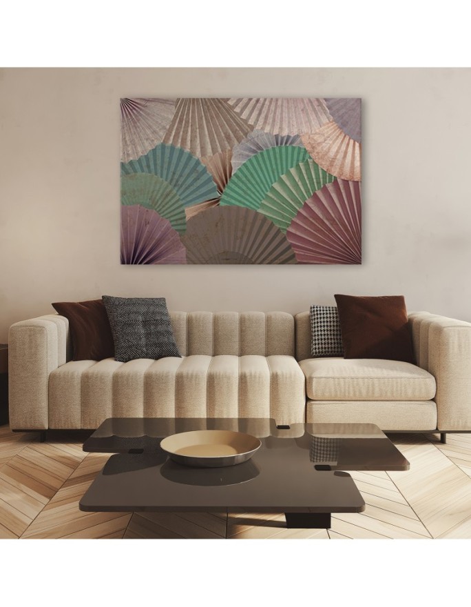 Print painting for living room - Orient fans | FEEBY