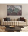 Canvas print for living room - Colourful fans. Dress your walls! | FEEBY