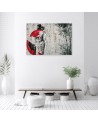 Bedroom Canvas painting - Japanese geisha with fan | FEEBY