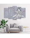 Picture for living room 5 parts - Traditional Japanese geisha | FEEBY