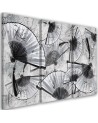 Living room triptych - Japanese fans | FEEBY