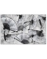 Living room triptych - Japanese fans | FEEBY