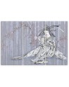 Three-part canvas painting - Traditional Japanese geisha | FEEBY