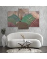 Paintings for living room triptych - Orient fans | FEEBY