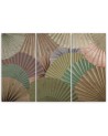 Stylish Canvas paintings for the study triptych - Japanese fans | FEEBY