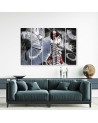 Bedroom painting 5 parts - Geisha with fan | FEEBY