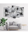Canvas print for office 5-part - Japanese fans | FEEBY