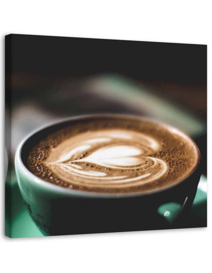 Canvas paintings for the kitchen - Coffee cup | FEEBY