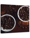 Canvas print for the kitchen - Coffee beans | FEEBY