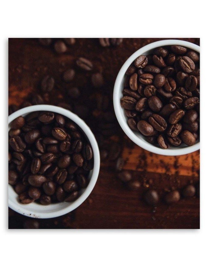 Canvas print for the kitchen - Coffee beans | FEEBY