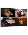 Modern wall art painting for the kitchen - Coffee and sweets | FEEBY