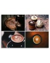 Modern wall art painting for the kitchen - Coffee and sweets | FEEBY