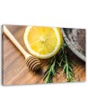 Elegant Canvas paintings for the kitchen - Lemon and rosemary | FEEBY