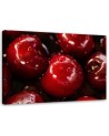 Canvas prints for modern kitchen - Water drop cherries | FEEBY