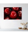 Canvas prints for modern kitchen - Water drop cherries | FEEBY