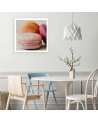 Elegant canvas paintings - Bon Apetit macarons for the kitchen | FEEBY