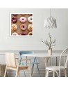 Decorative print Canvas prints - Colourful donats for the kitchen | FEEBY