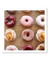 Decorative print Canvas prints - Colourful donats for the kitchen | FEEBY