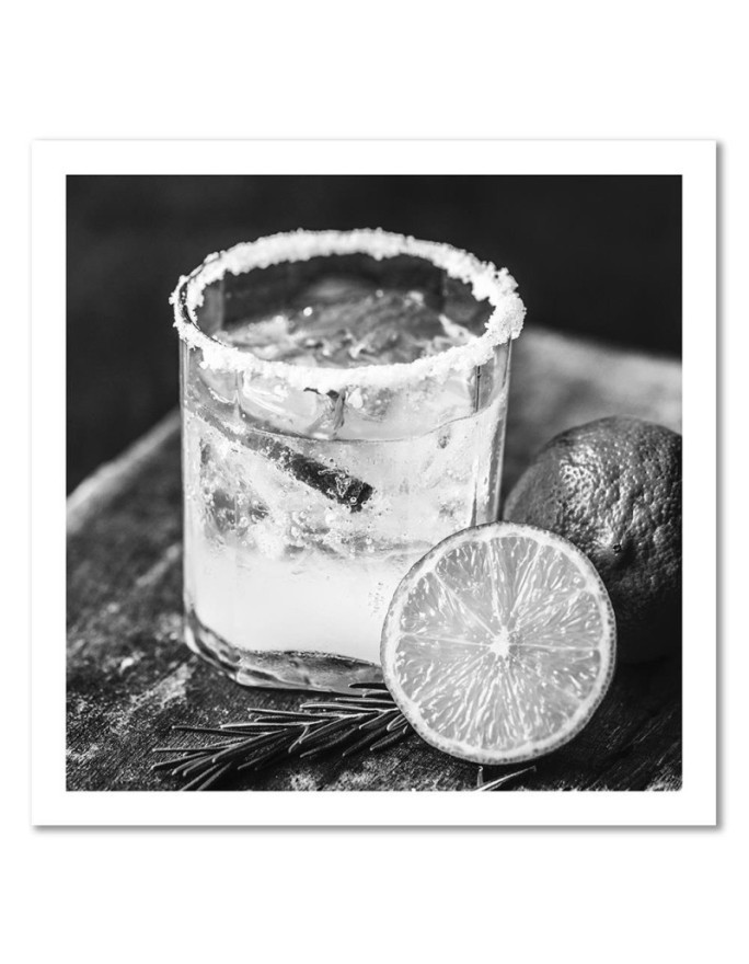 Canvas painting for kitchen - Drink with lemon | FEEBY