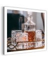 Canvas painting for kitchen modern - Whisky decanter glass | FEEBY
