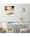 Canvas painting for kitchen - Drink with cherry | FEEBY