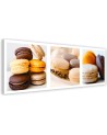 Printable Canvas painting for kitchen - Pastry macarons | FEEBY