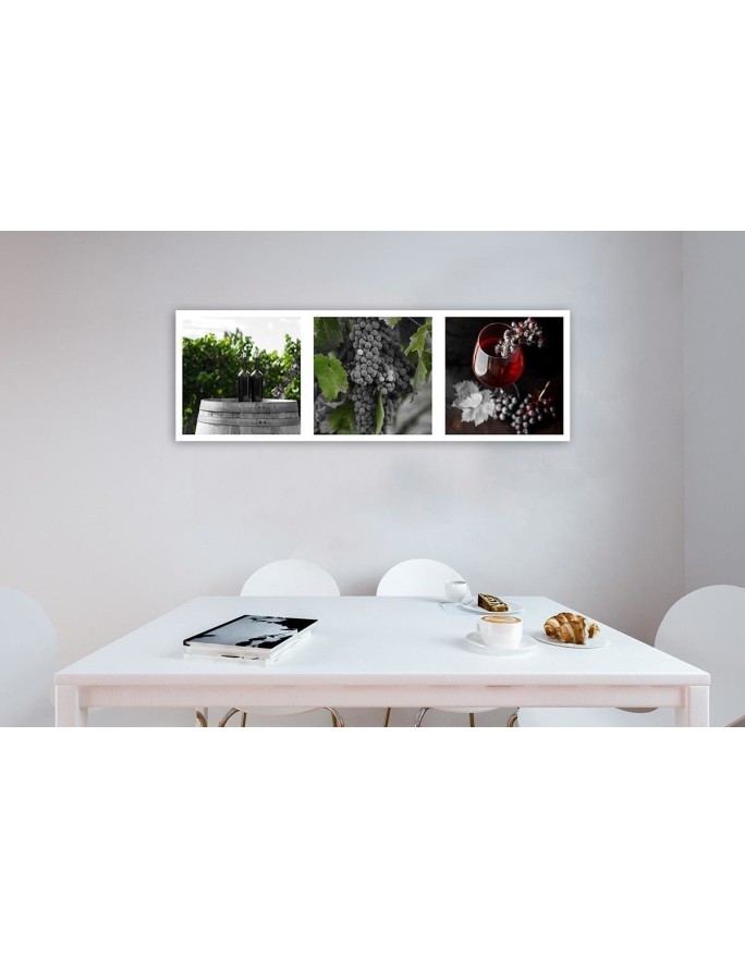 Elegant Canvas prints for the kitchen - Wine grapes vineyard | FEEBY