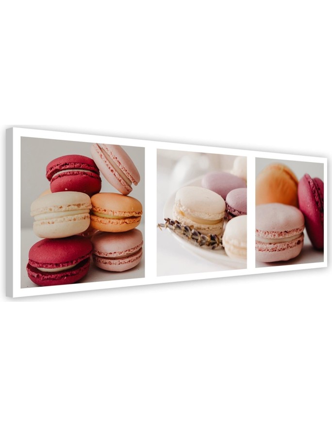 Modern Canvas paintings for kitchen - Sweet macarons set | FEEBY